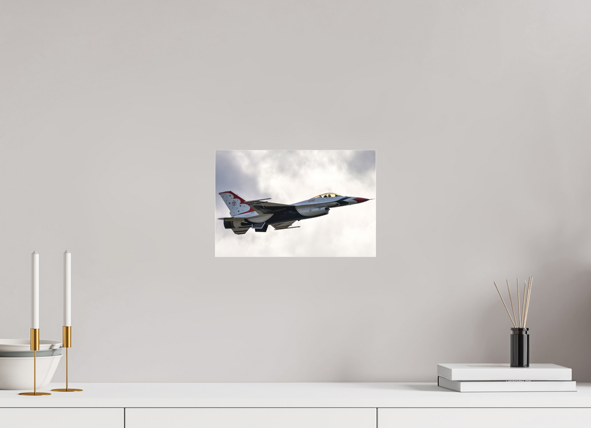 12 x 8″, Matte Acrylic Glass without frame F16 Thunderbirds Photo 7 under acrylic glass