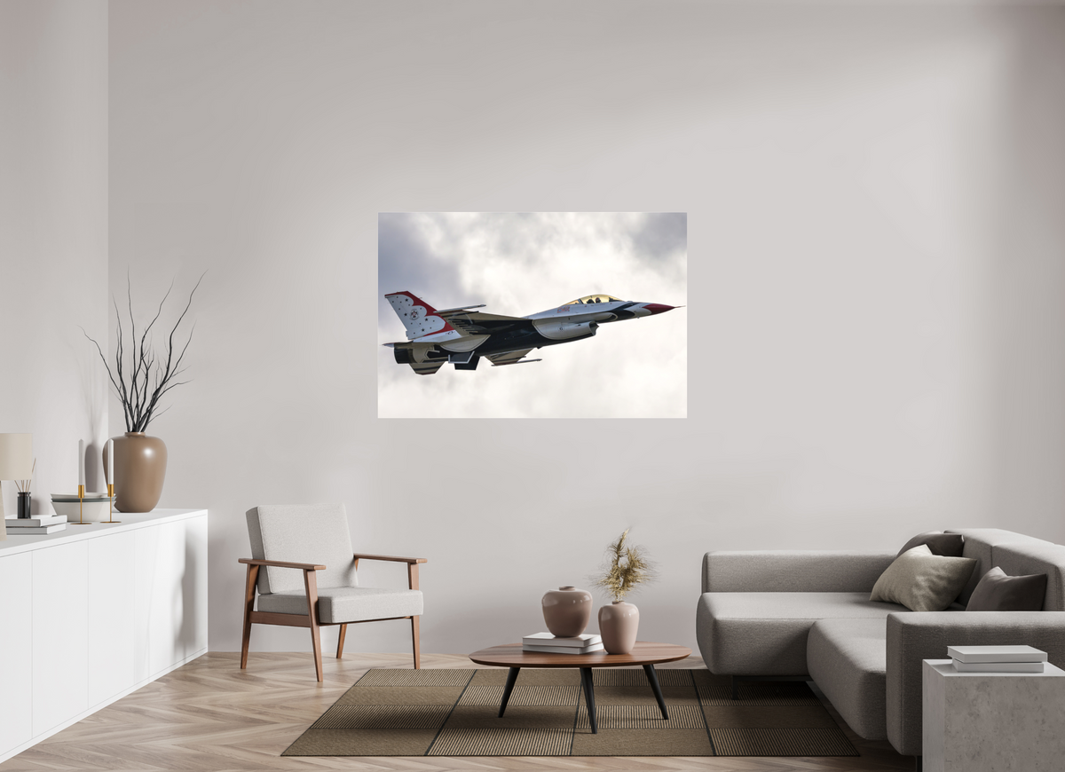 60 x 40″, Matte Acrylic Glass without frame F16 Thunderbirds Photo 7 under acrylic glass