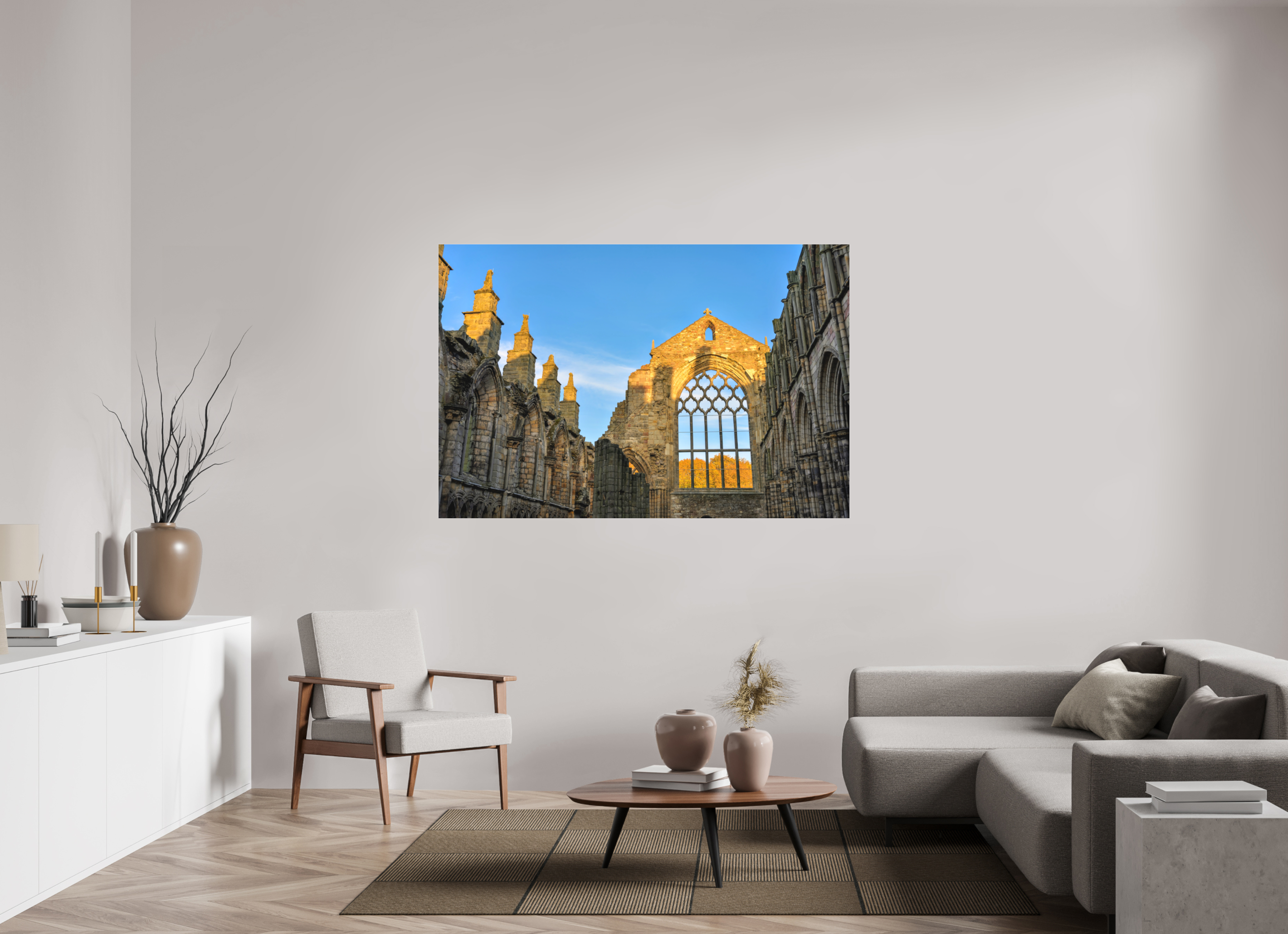 66 x 44″, Matte Acrylic Glass without frame Holyrood Abbey on Matte Acrylic Glass without frame