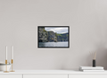 12 x 8″, Acrylic Glass Black matt .24" frame Cliffs of Mohre under acrylic glass with black frame
