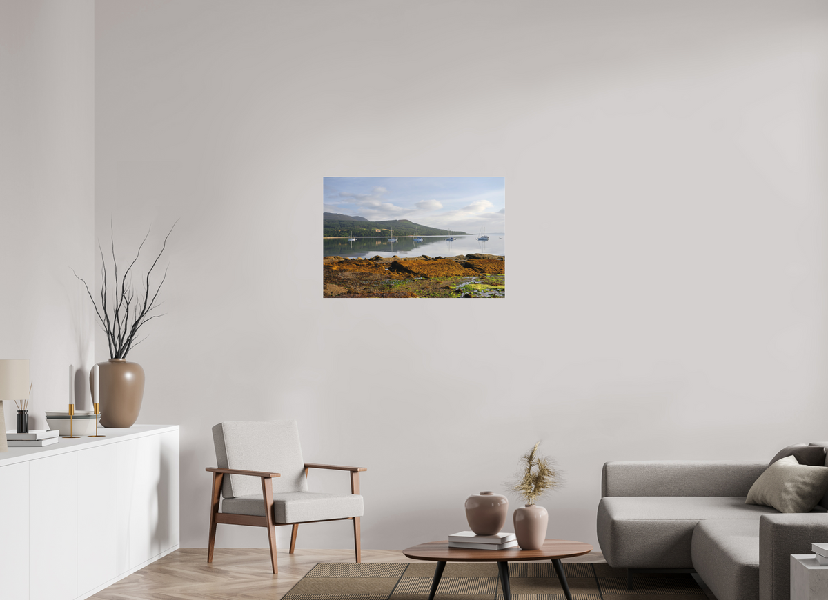 36 x 24″, Matte Acrylic Glass without frame Brodick Bay at sunrise on Matte Acrylic Glass without frame