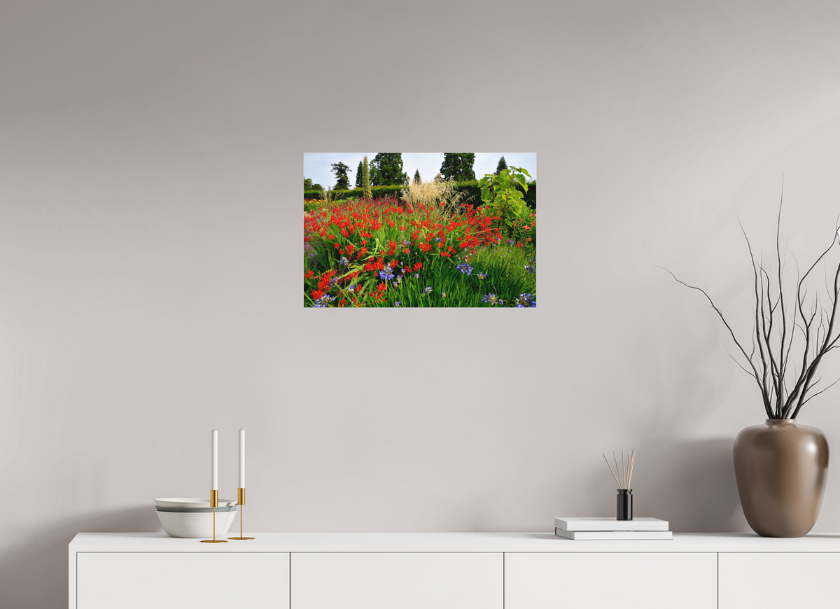 24 x 16″, Matte Acrylic Glass without frame Powerscourt Gardens B under acrylic glass