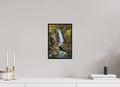 8 x 12″, Acrylic Glass Black matt .24" frame Fairy Pools Waterfall under acrylic glass with black frame