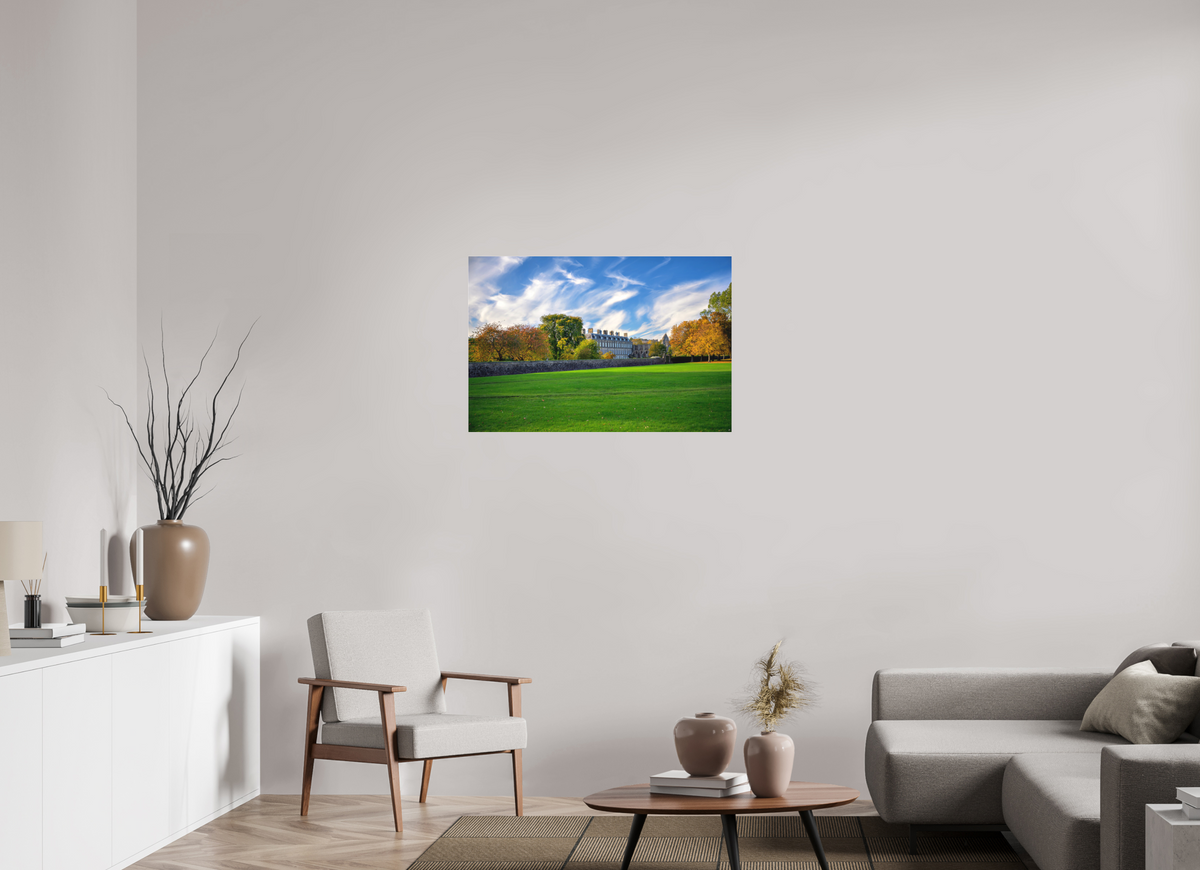 36 x 24″, Matte Acrylic Glass without frame Holyrood Palace on a bright sunny day on Matte Acrylic Glass without frame