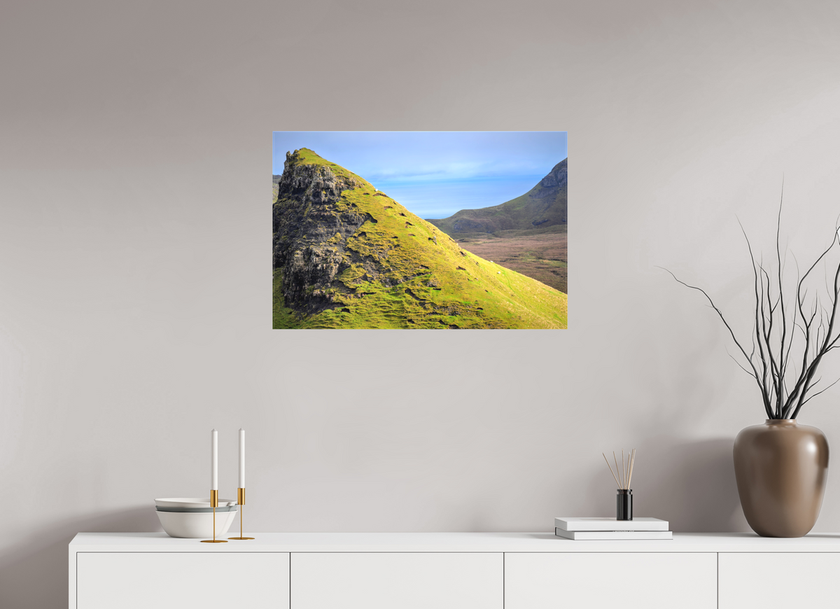 30 x 20″, Matte Canvas with wrapped edges - no frame Sheep grazing near the Quiraing on canvas
