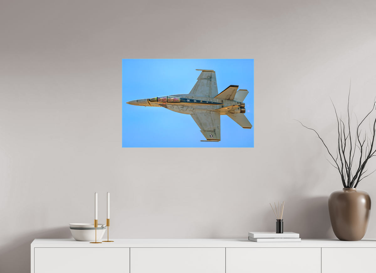 30 x 20″, Matte Canvas with wrapped edges - no frame F18A Super Hornet Photo 4 on canvas