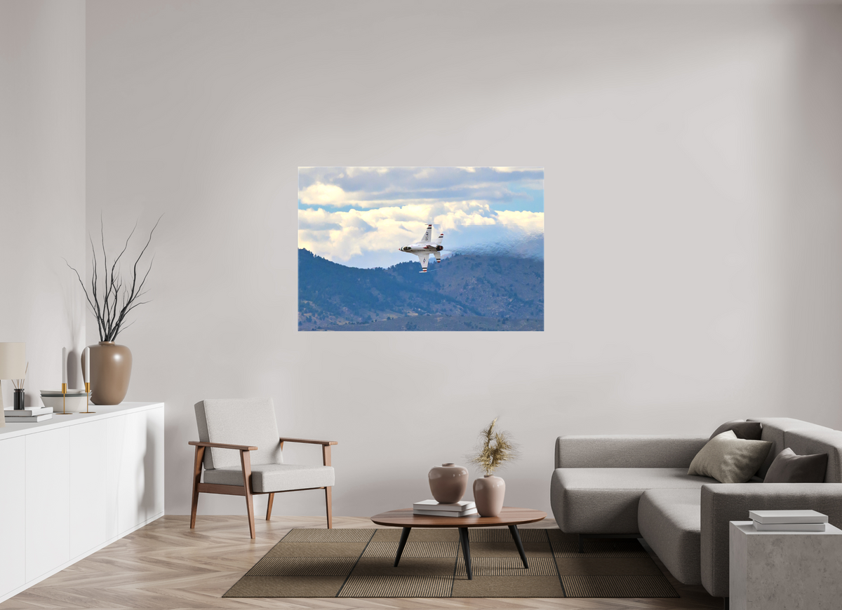 60 x 40″, Matte Canvas with wrapped edges - no frame F16 Thunderbirds Photo 4 on canvas