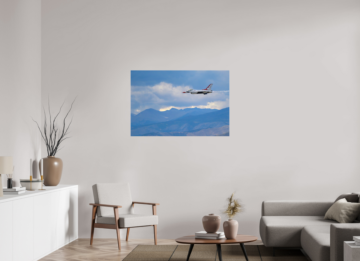 45 x 30″, Matte Acrylic Glass without frame F16 Thunderbirds Photo 6 under acrylic glass