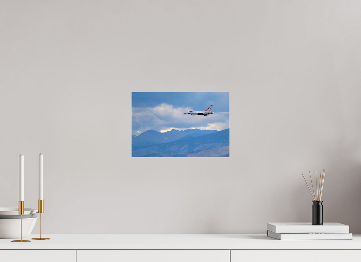 12 x 8″, Matte Acrylic Glass without frame F16 Thunderbirds Photo 6 under acrylic glass