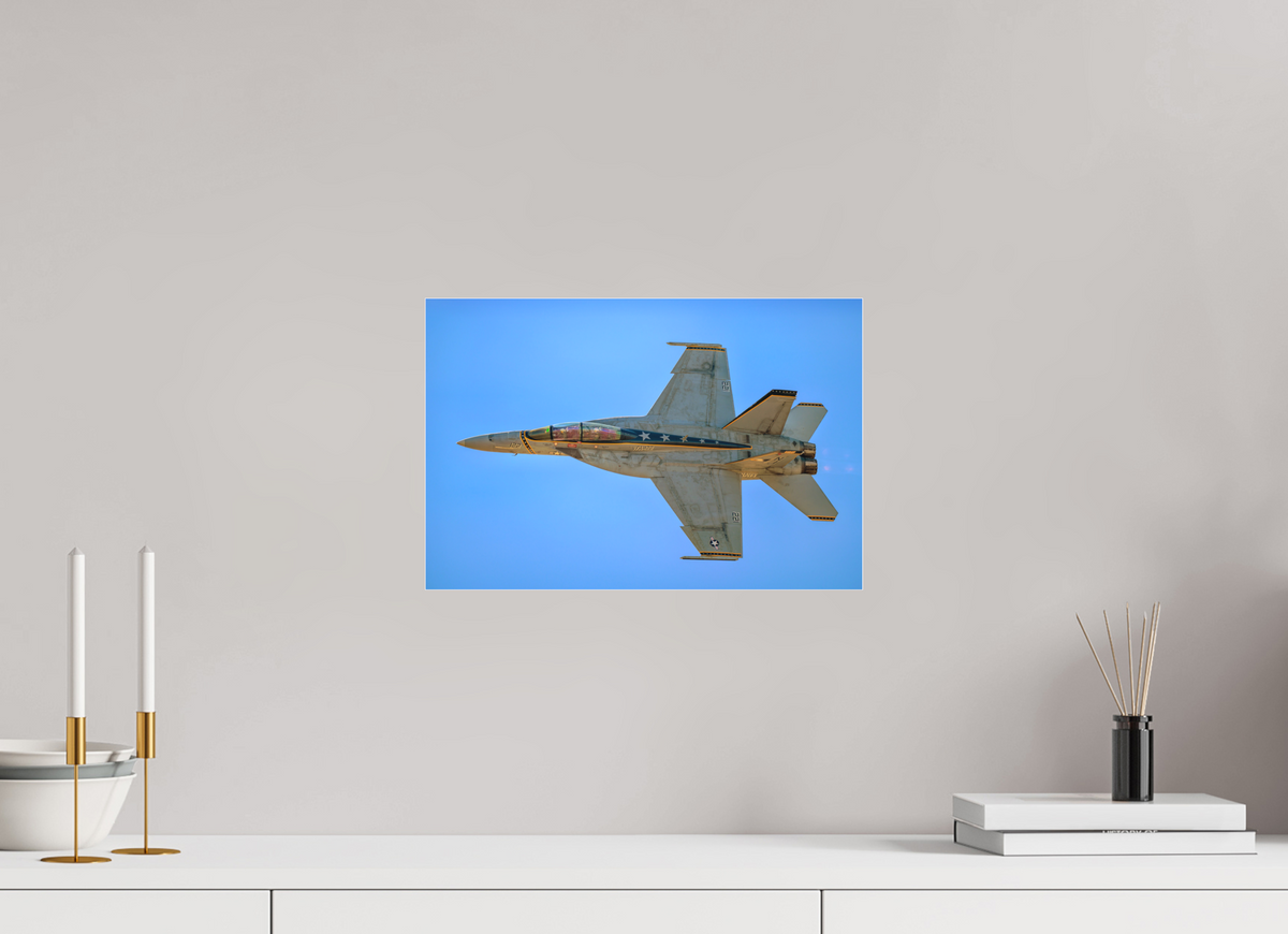 15 x 10″, Matte Acrylic Glass without frame F18A Super Hornet Photo 4 under acrylic glass