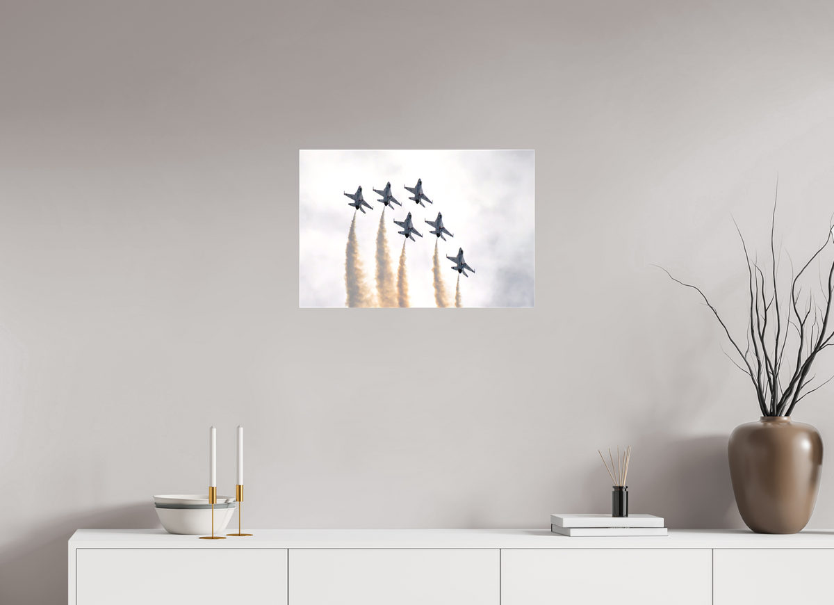 24 x 16″, Matte Canvas with wrapped edges - no frame F16 Thunderbirds Photo 9 on canvas