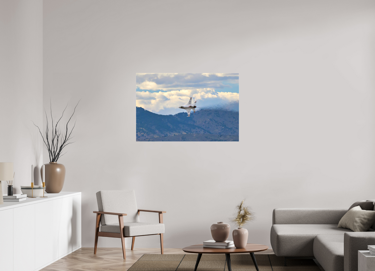 45 x 30″, Matte Acrylic Glass without frame F16 Thunderbirds Photo 4 under acrylic glass