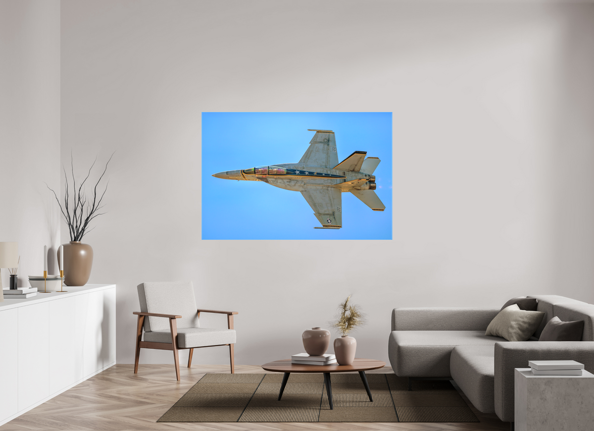 66 x 44″, Matte Canvas with wrapped edges - no frame F18A Super Hornet Photo 4 on canvas