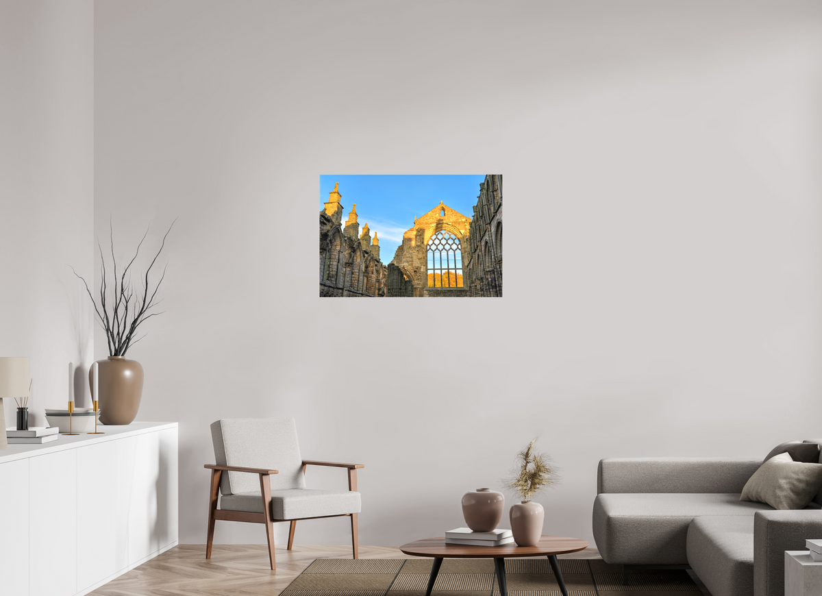 36 x 24″, Matte Canvas with wrapped edges - no frame Holyrood Abbey at Sunset on canvas