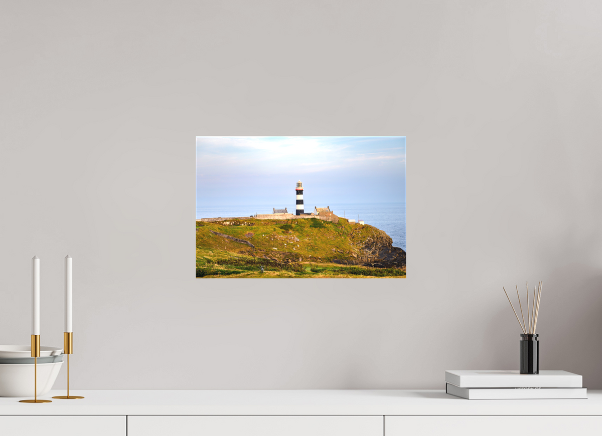 15 x 10″, Matte Canvas with wrapped edges - no frame Old Head Lighthouse at sunset on canvas