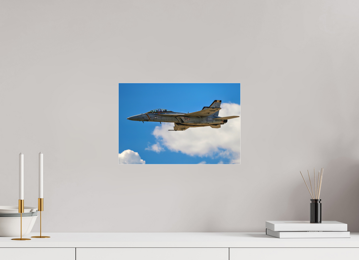 15 x 10″, Matte Acrylic Glass without frame F18A Super Hornet Photo 3 under acrylic glass