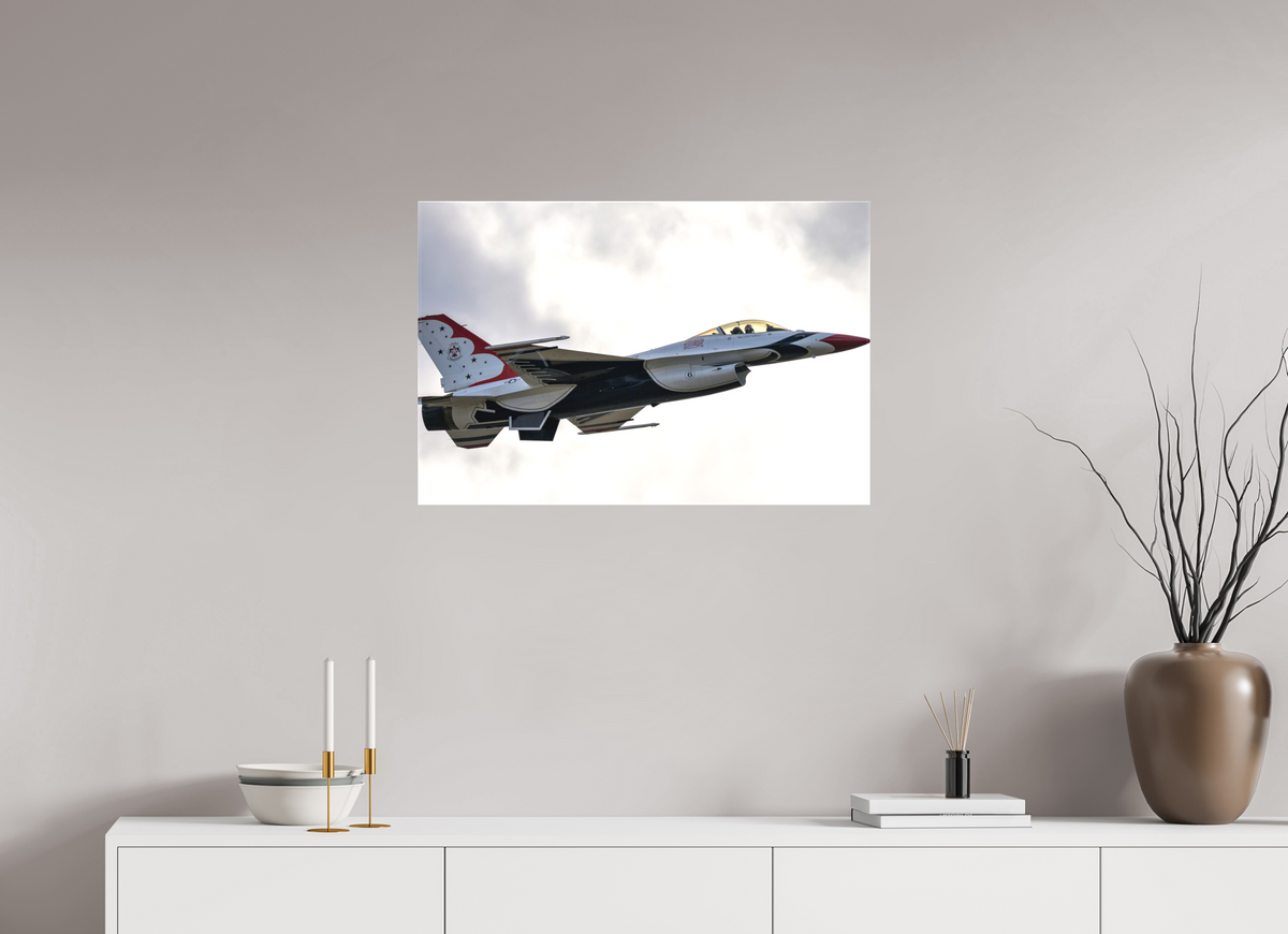 30 x 20″, Matte Canvas with wrapped edges - no frame F16 Thunderbirds Photo 7 on canvas