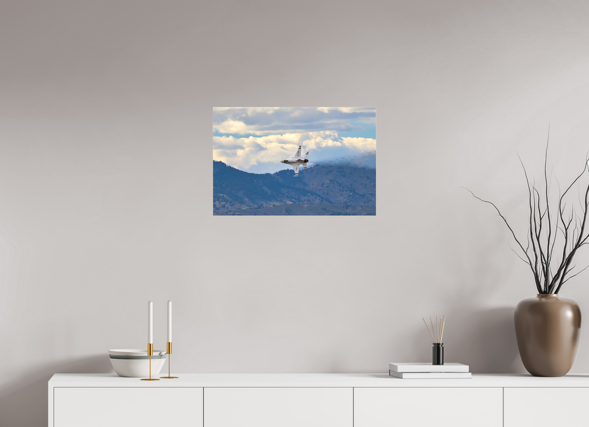 24 x 16″, Matte Acrylic Glass without frame F16 Thunderbirds Photo 4 under acrylic glass