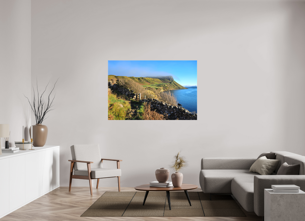 60 x 40″, Matte Canvas with wrapped edges - no frame Pathway on the Scorrybreac Circular on Canvas