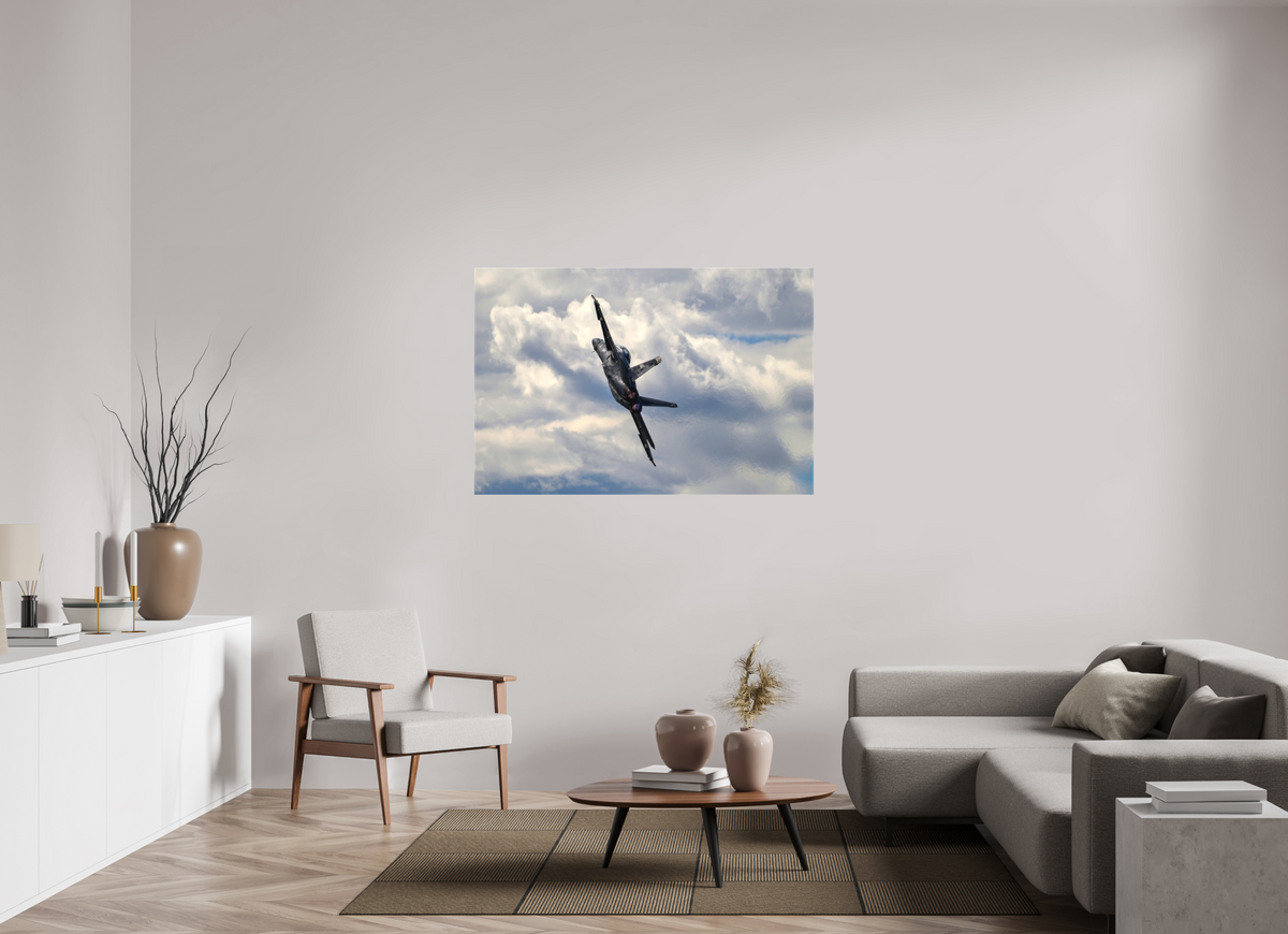 54 x 36″, Matte Canvas with wrapped edges - no frame F18A Super Hornet on canvas