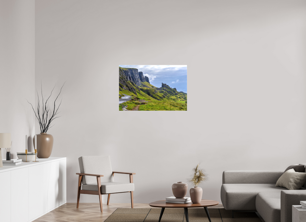 36 x 24″, Matte Canvas with wrapped edges - no frame The Quiraing on the Isle of Skye on canvas