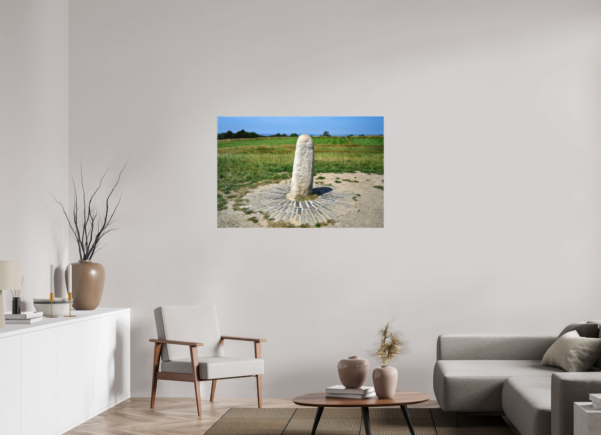 45 x 30″, Matte Canvas with wrapped edges - no frame The Lia Fáil at the Hill Of Tara