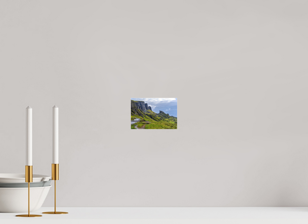 6 x 4″, Matte Acrylic Glass without frame The Quiraing on the Isle of Sky on Matte Acrylic Glass without frame