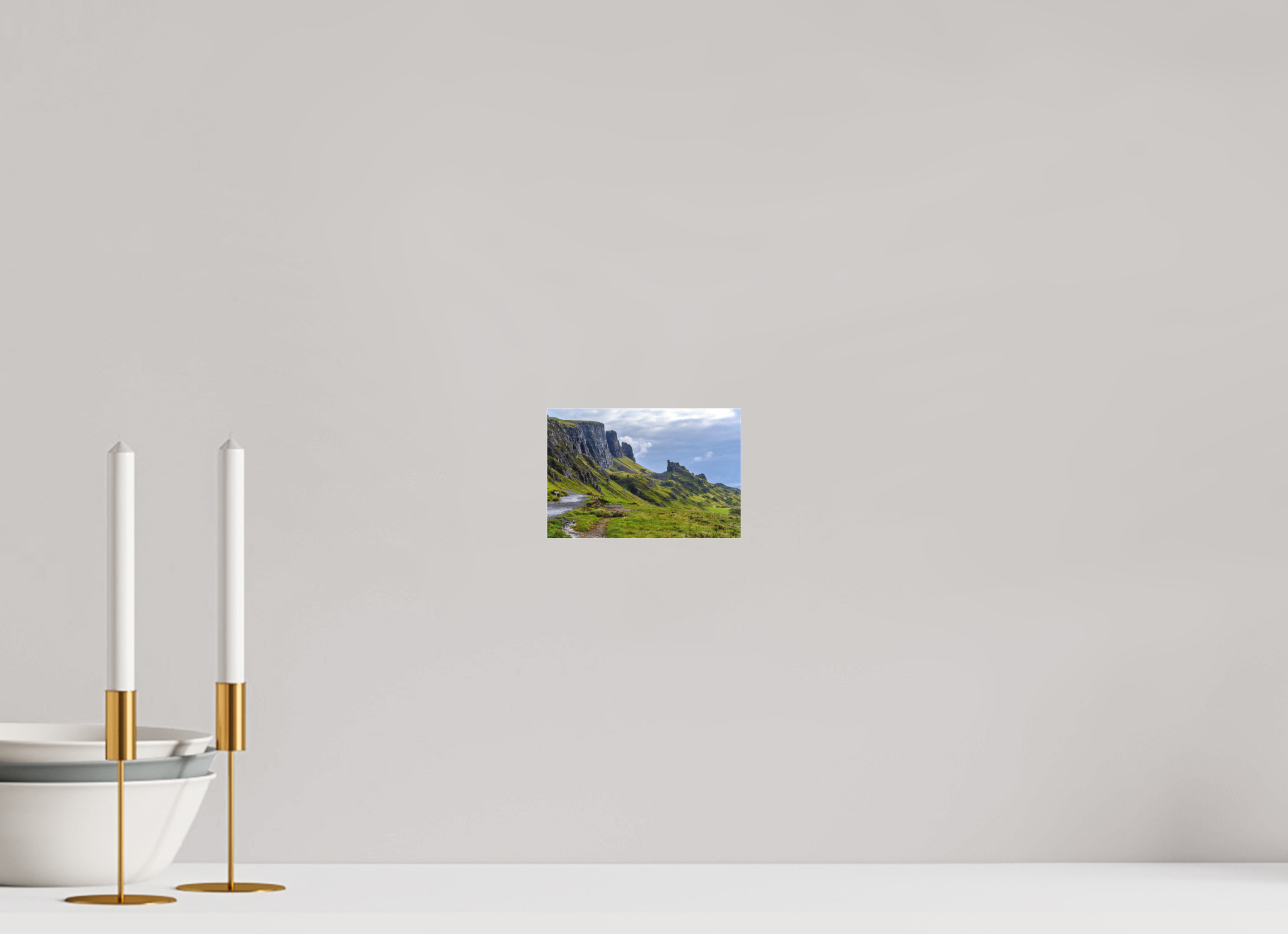 6 x 4″, Matte Acrylic Glass without frame The Quiraing on the Isle of Sky on Matte Acrylic Glass without frame