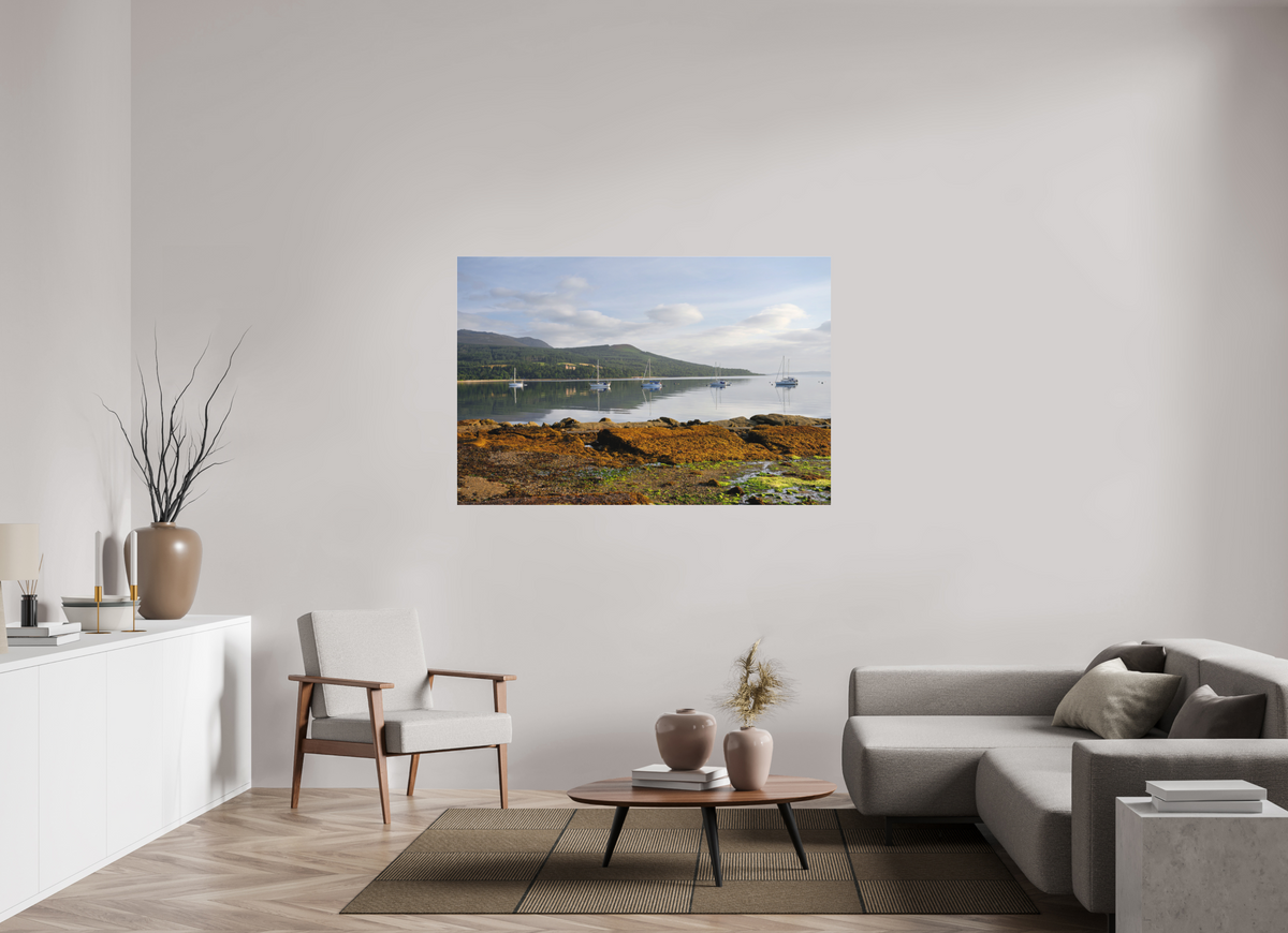 60 x 40″, Matte Acrylic Glass without frame Brodick Bay at sunrise on Matte Acrylic Glass without frame