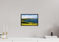 12 x 8″, Acrylic Glass Black matt .24" frame Holeopen Bay East under acrylic glass in black frame