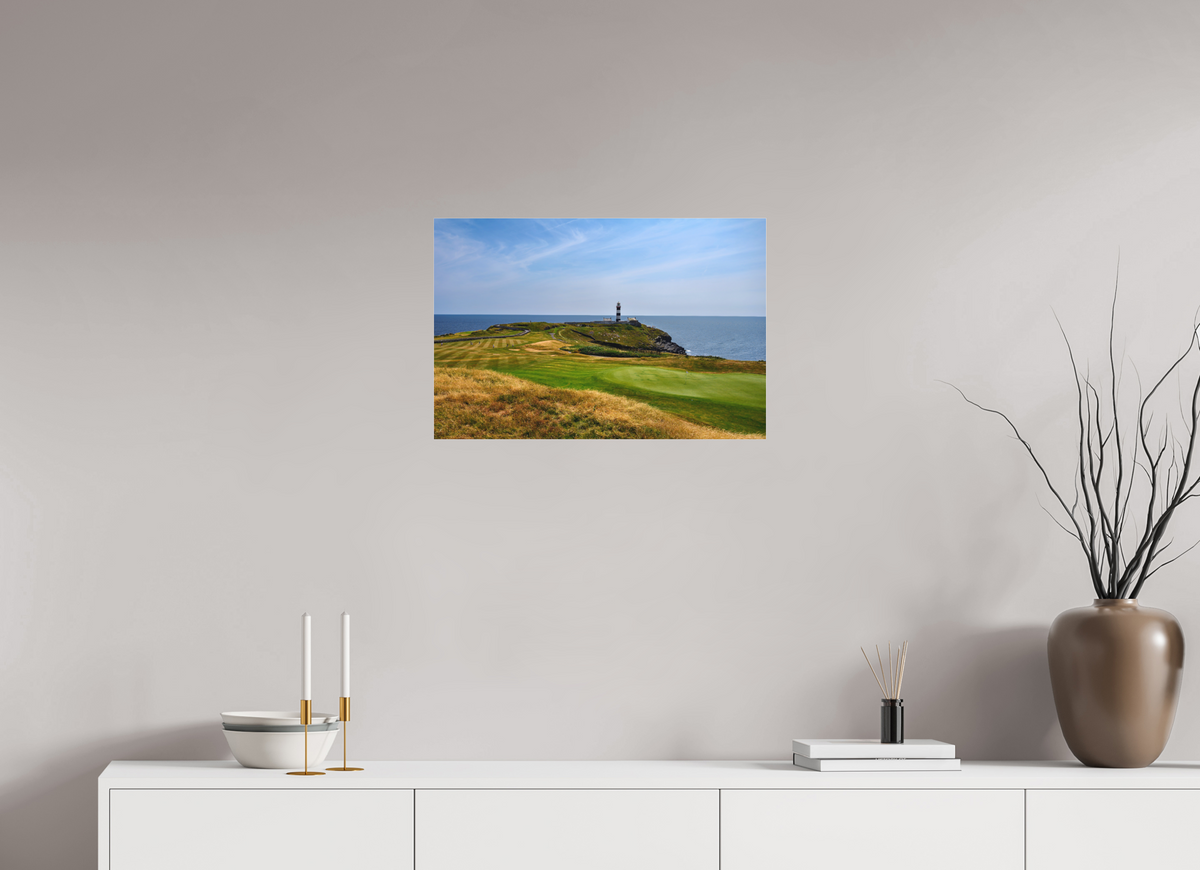 24 x 16″, Matte Acrylic Glass without frame Old Head golf course and lighthouse under acrylic glass