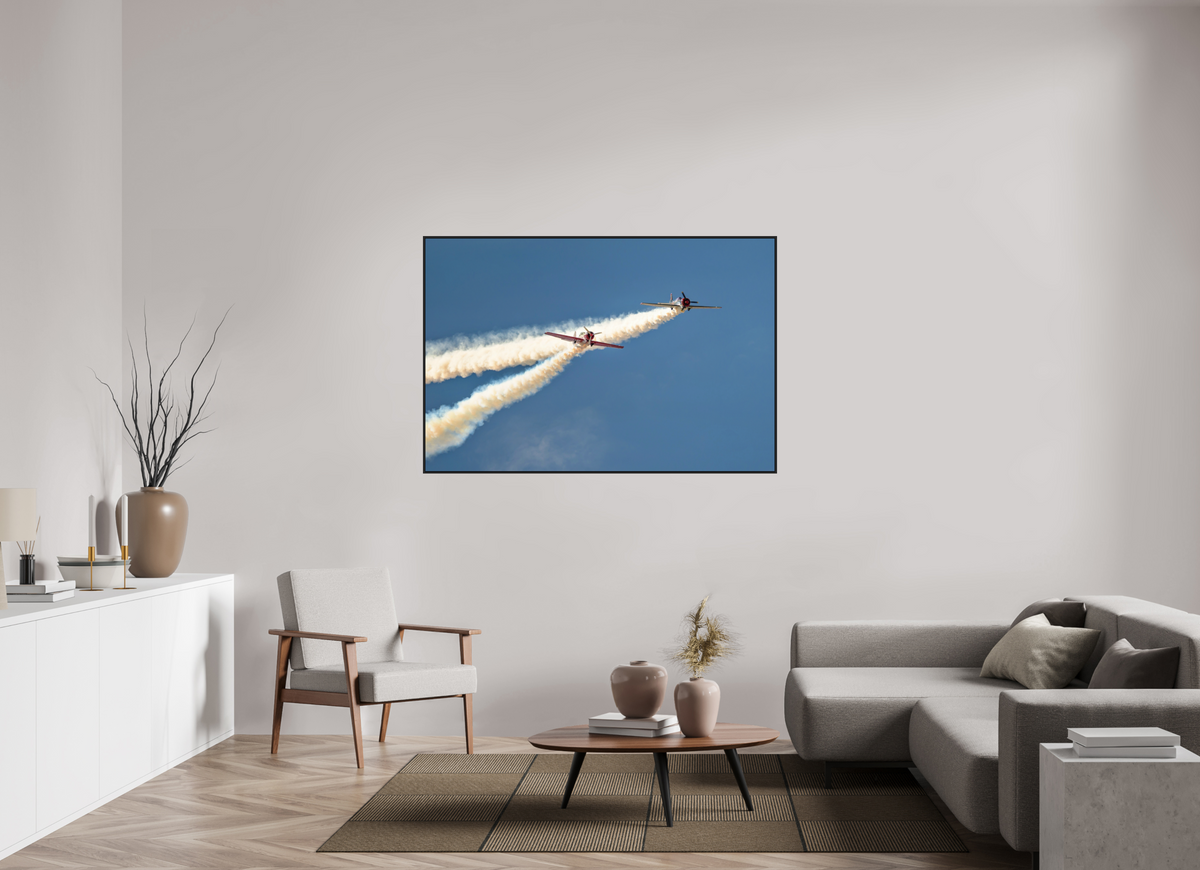 60 x 40″, Acrylic Glass Black matt .24" frame Yak 50 - Photo 1 - under acrylic glass with black frame