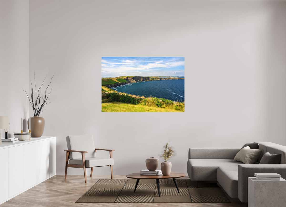60 x 40″, Matte Acrylic Glass without frame Holeopen Bay East under acrylic glass