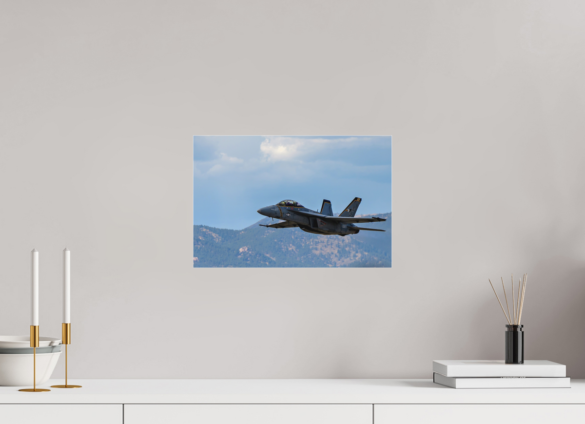 15 x 10″, Matte Acrylic Glass without frame F18A Super Hornet Photo 2 under acrylic glass