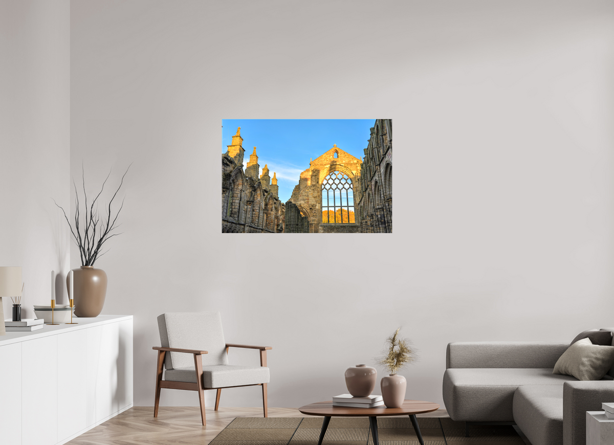 45 x 30″, Matte Canvas with wrapped edges - no frame Holyrood Abbey at Sunset on canvas