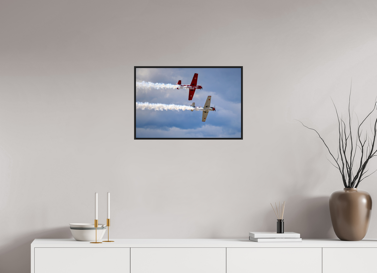 24 x 16″, Acrylic Glass Black matt .24" frame Yak 50 - photo 7 - under acrylic glass with black frame