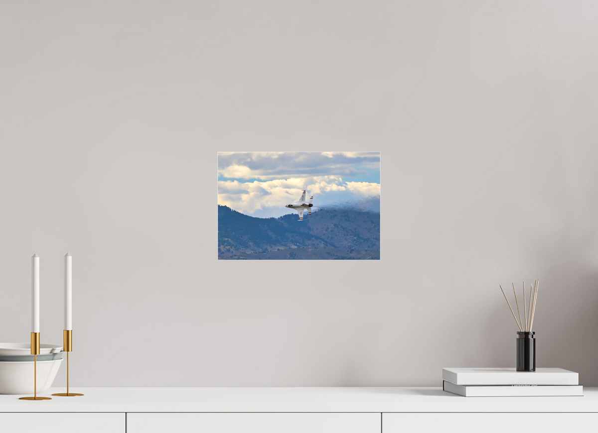12 x 8″, Matte Acrylic Glass without frame F16 Thunderbirds Photo 4 under acrylic glass