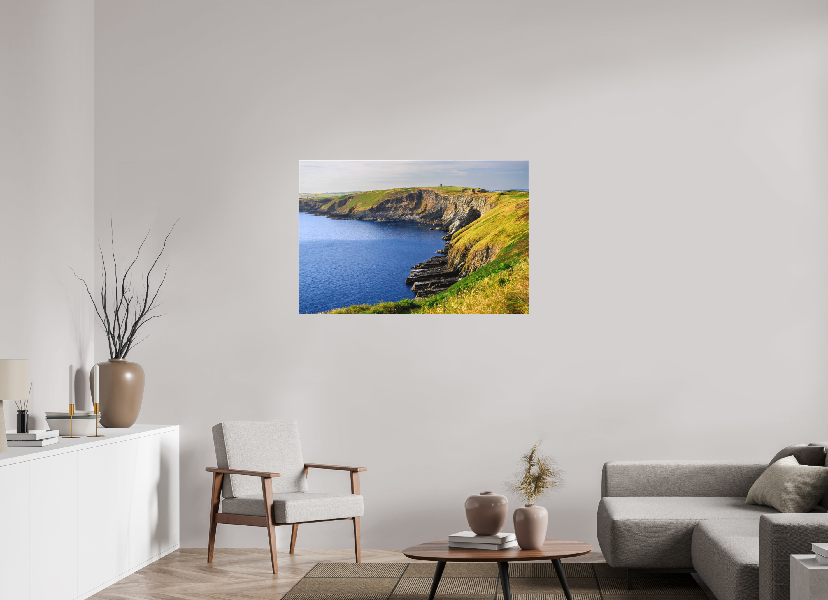 45 x 30″, Matte Canvas with wrapped edges - no frame Holeopen Bay West near Old Head Golf Link