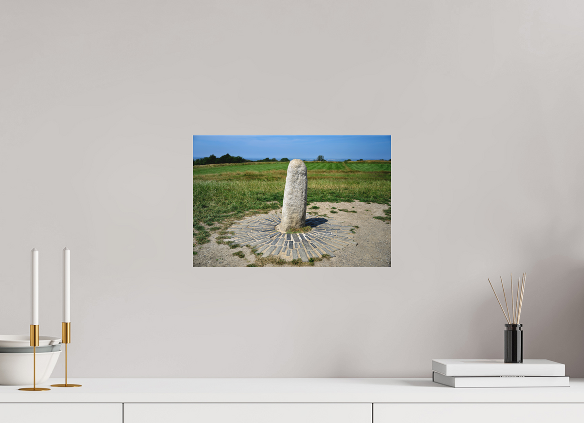 15 x 10″, Matte Acrylic Glass without frame The Lia Fáil at the Hill Of Tara under acrylic glass