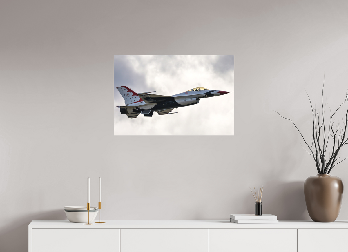 30 x 20″, Matte Acrylic Glass without frame F16 Thunderbirds Photo 7 under acrylic glass