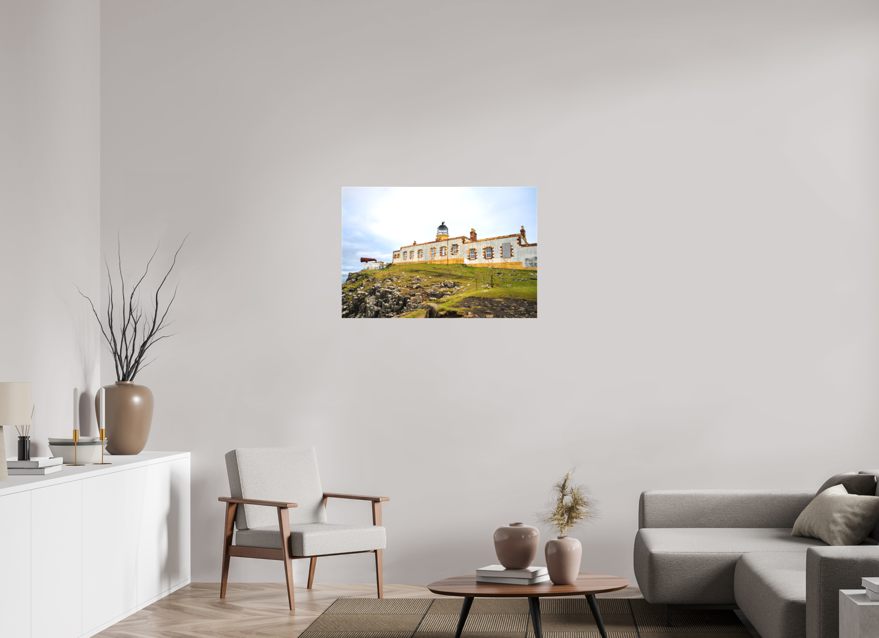 36 x 24″, Matte Canvas with wrapped edges - no frame Neist Point Lighthouse on canvas