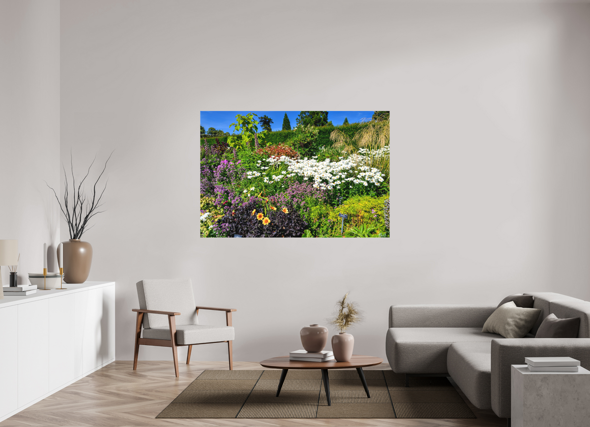 66 x 44″, Matte Canvas with wrapped edges - no frame Powerscourt Gardens A on canvas