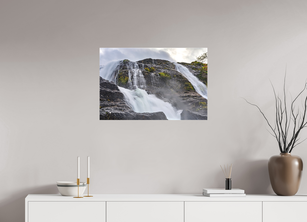 30 x 20″, Matte Canvas with wrapped edges - no frame Glencoe Waterfall on canvas
