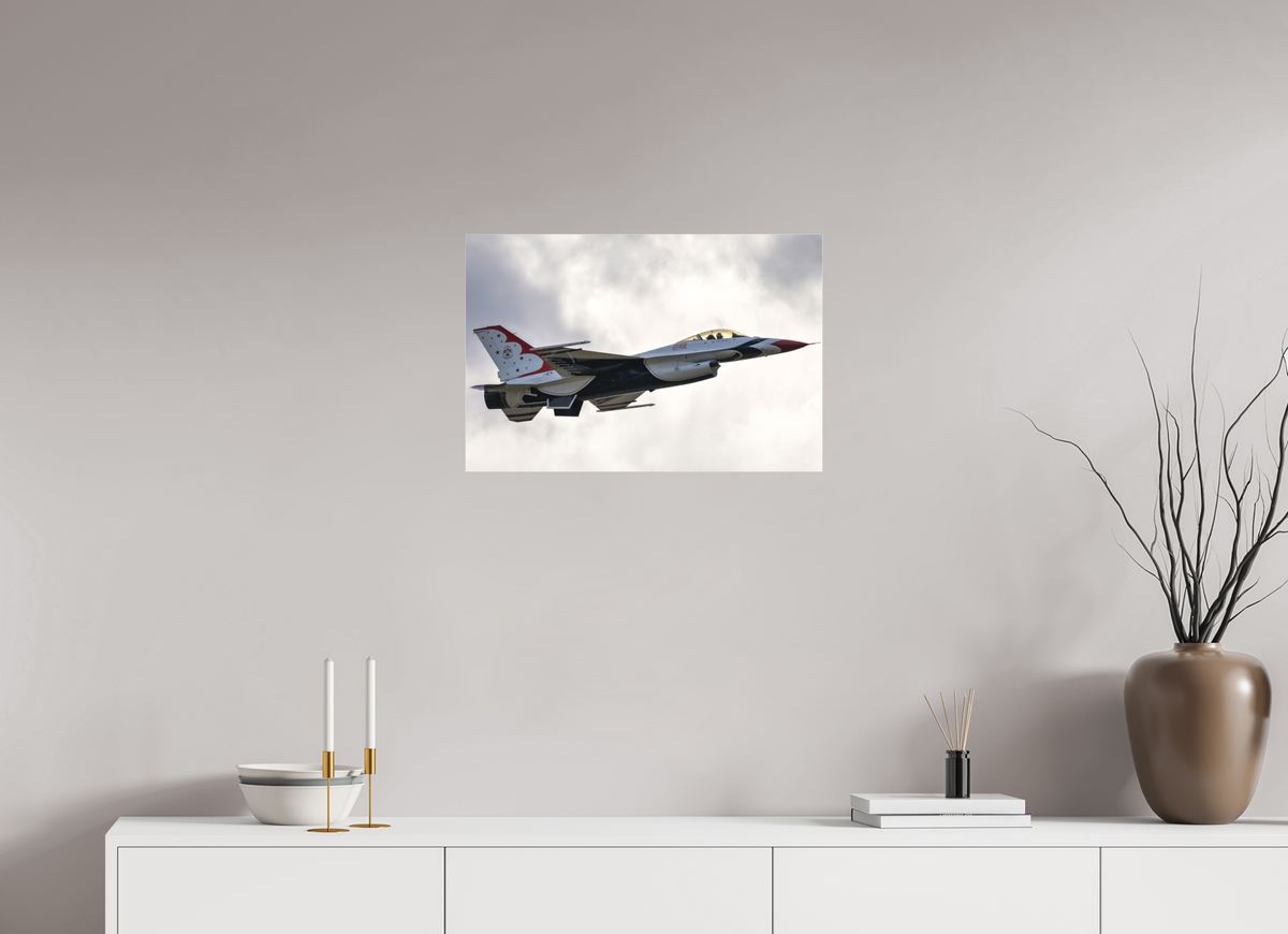 24 x 16″, Matte Acrylic Glass without frame F16 Thunderbirds Photo 7 under acrylic glass