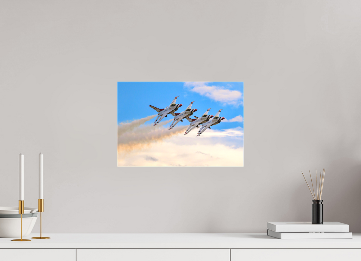 15 x 10″, Matte Canvas with wrapped edges - no frame F16 Thunderbirds Photo 3 on canvas