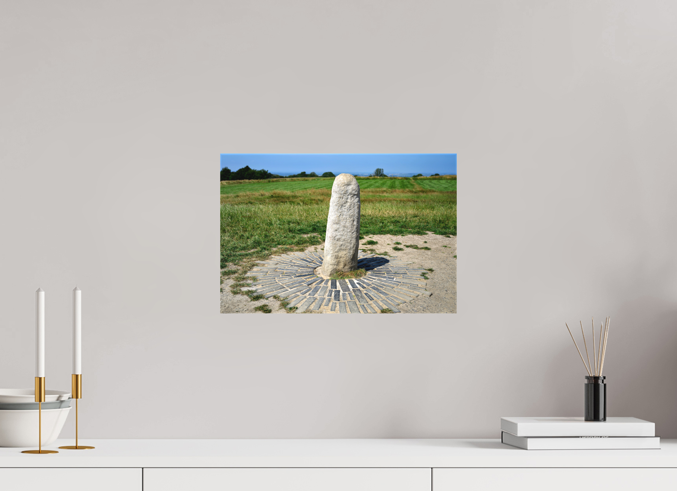 15 x 10″, Matte Canvas with wrapped edges - no frame The Lia Fáil at the Hill Of Tara