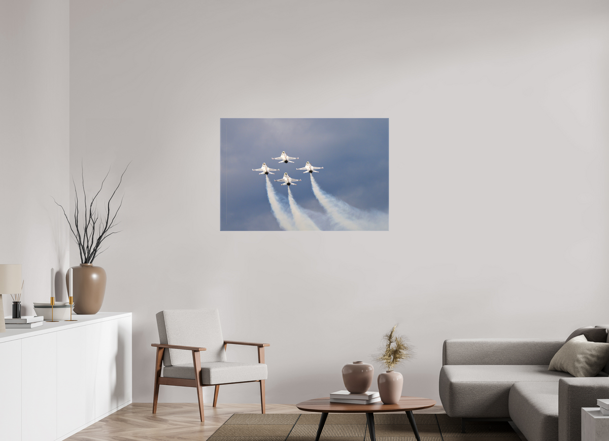45 x 30″, Matte Canvas with wrapped edges - no frame F16 Thunderbirds Photo 11 on canvas
