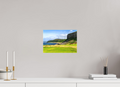 12 x 8″, Matte Canvas with wrapped edges - no frame Cliff view from the Shiskine Golf Course on canvas