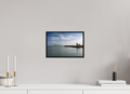 12 x 8″, Acrylic Glass Black matt .24" frame Howth Harbour and Lighthouse under acrylic glass with black frame