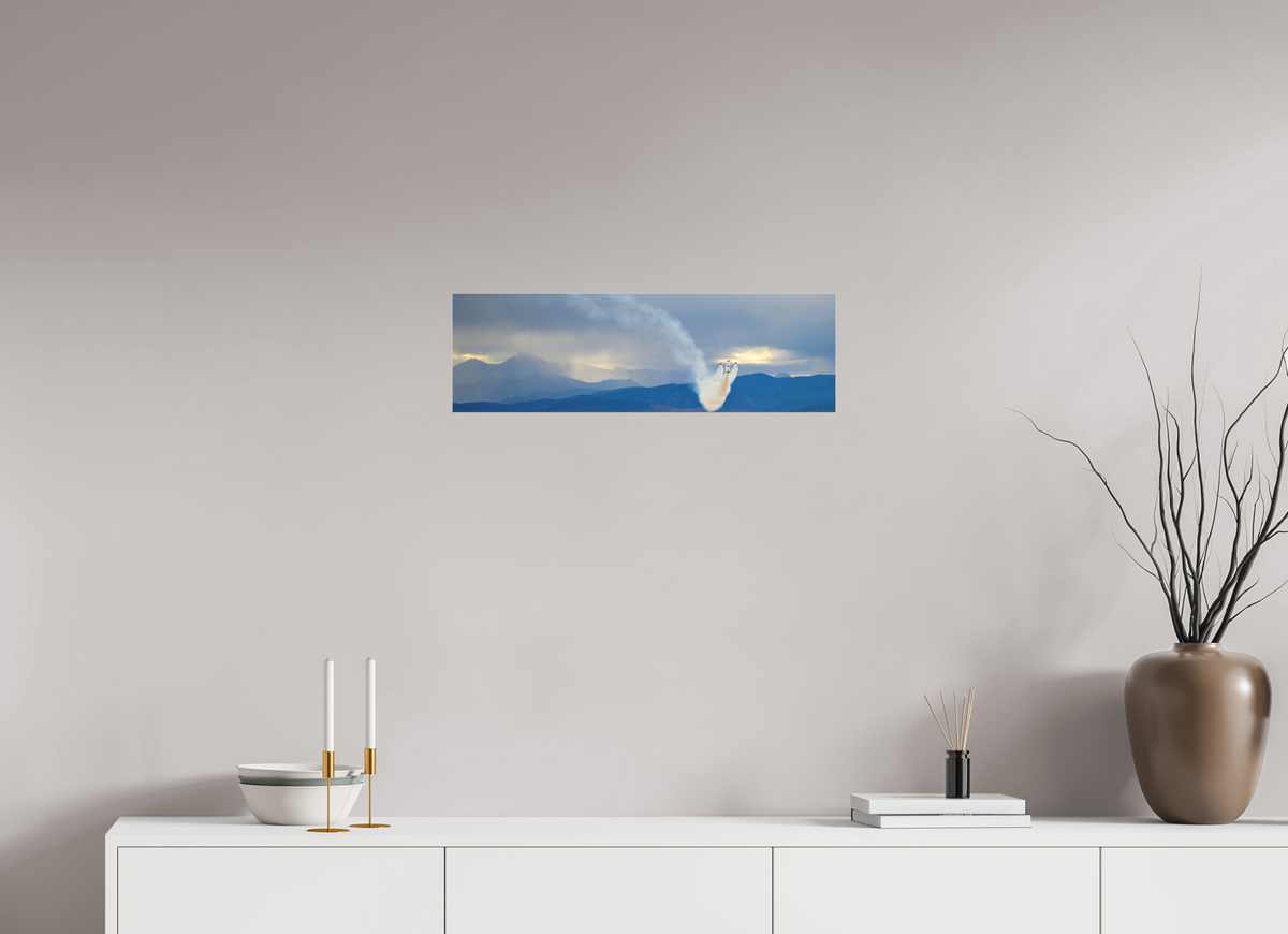 25.8 x 8″, Matte Acrylic Glass without frame F16 Thunderbirds Photo 5 under acrylic glass